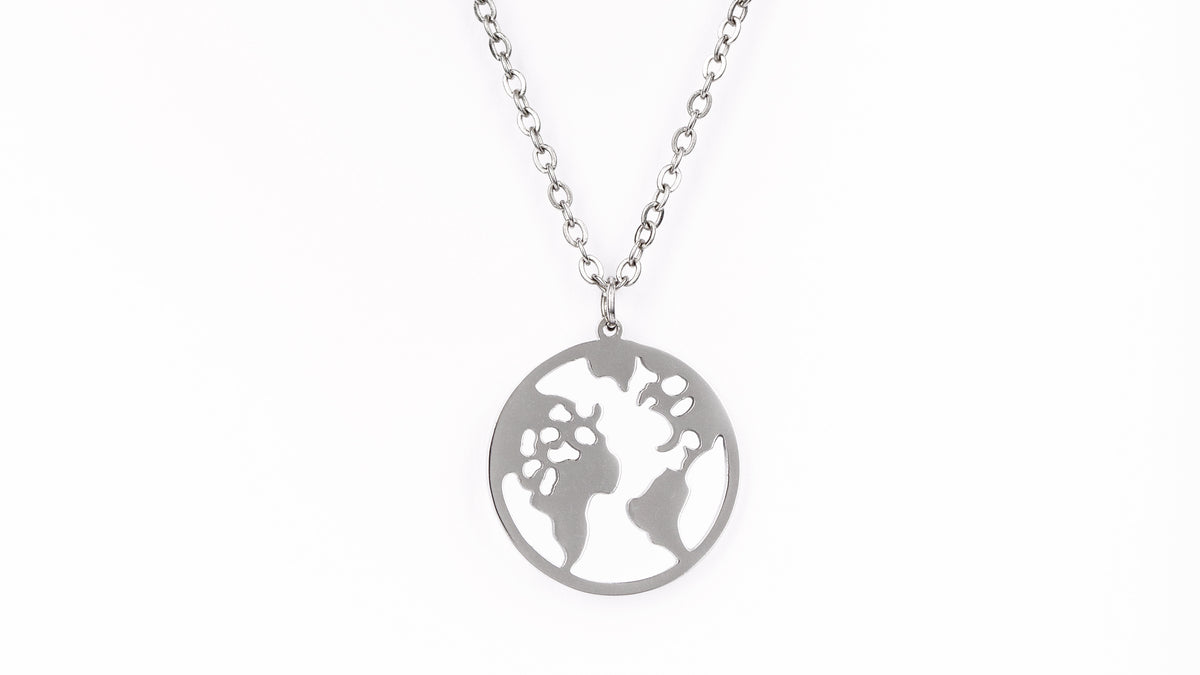 "Wanderlust" Globe Necklace