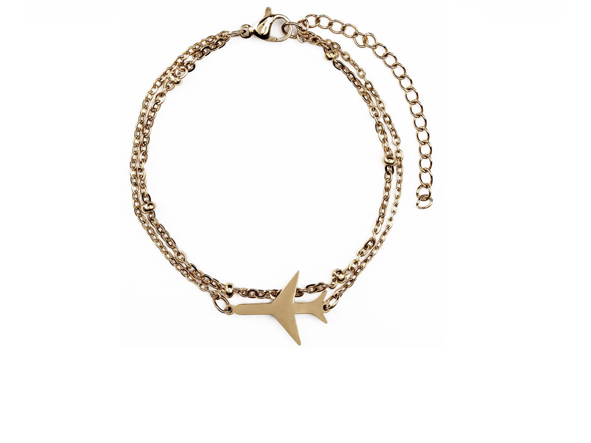 Vliegtuigarmband "Sky is the Limit"
